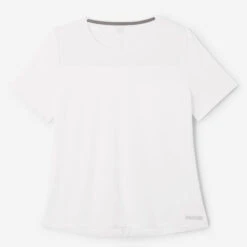Kalenji T-shirt Respirant Running Femme - Dry+ Breath Blanc -Kalenji t shirt respirant running femme dry breath blanc 7