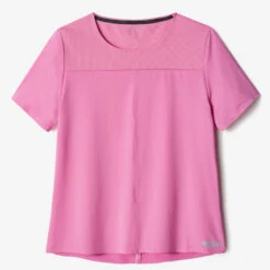 Kalenji T-shirt Respirant Running Femme - Dry+ Breath Rose -Kalenji t shirt respirant running femme dry breath rose 5