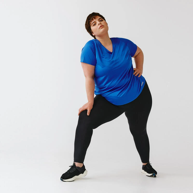 Kalenji T-shirt Respirant Running Femme (grande Taille) - Dry Bleu 6 Kalenji T-shirt Respirant Running Femme (grande Taille) - Dry Bleu – Image 4