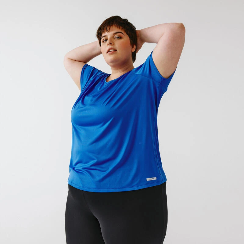 Kalenji T-shirt Respirant Running Femme (grande Taille) - Dry Bleu 3 Kalenji T-shirt Respirant Running Femme (grande Taille) - Dry Bleu