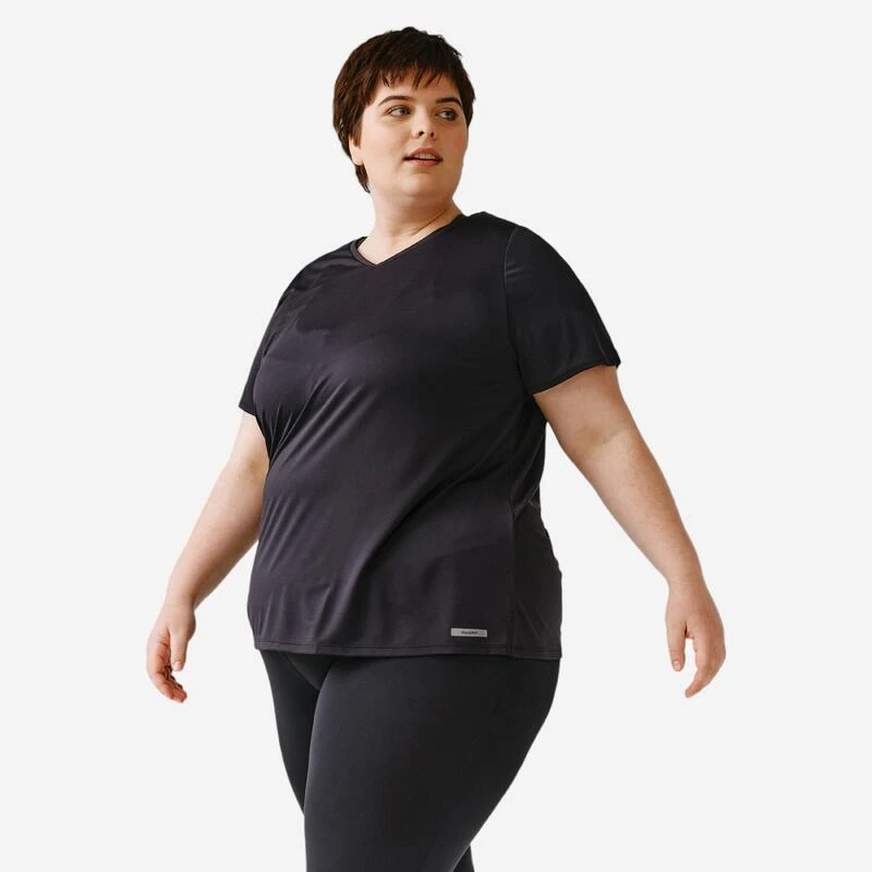 Kalenji T-shirt Respirant Running Femme (grande Taille) - Dry Noir 3 Kalenji T-shirt Respirant Running Femme (grande Taille) - Dry Noir