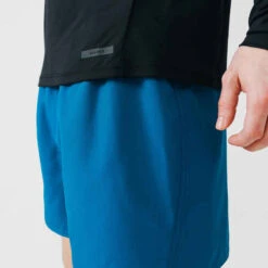 Kalenji Men's Running Breathable Long-Sleeved T-shirt Sun Protect - Black -Kalenji t shirt running anti uv homme blanc 5