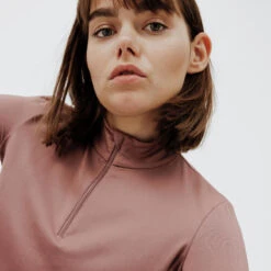 Kalenji T-shirt Running Manches Longues 1/2 Zip Femme - Dry+ Violet 12 Kalenji T-shirt Running Manches Longues 1/2 Zip Femme - Dry+ Violet -Kalenji t shirt running manches longues 12 zip femme dry violet 3