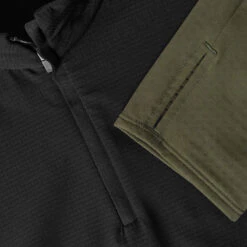 Kalenji T-shirt Running Manches Longues Chaud Homme - Warm 500 Khaki -Kalenji t shirt running manches longues chaud homme warm 500 noir 11