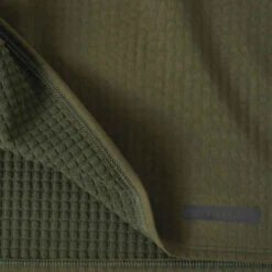 Kalenji T-shirt Running Manches Longues Chaud Homme - Warm 500 Khaki -Kalenji t shirt running manches longues chaud homme warm 500 noir 12