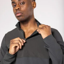 Kalenji T-shirt Running Manches Longues Chaud Homme - Warm 500 Vert Foncé -Kalenji t shirt running manches longues chaud homme warm 500 vert fonce 2