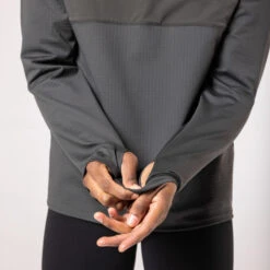 Kalenji T-shirt Running Manches Longues Chaud Homme - Warm 500 Vert Foncé -Kalenji t shirt running manches longues chaud homme warm 500 vert fonce 3