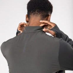 Kalenji T-shirt Running Manches Longues Chaud Homme - Warm 500 Vert Foncé -Kalenji t shirt running manches longues chaud homme warm 500 vert fonce 4