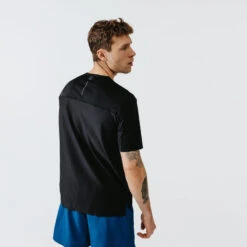 Kalenji T-shirt Running Respirant Et Ventilé Homme - Dry+ Breath Noir -Kalenji t shirt running respirant et ventile homme dry breath noir 2