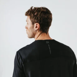 Kalenji T-shirt Running Respirant Et Ventilé Homme - Dry+ Breath Noir -Kalenji t shirt running respirant et ventile homme dry breath noir 7