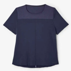 Kalenji T-shirt Respirant Running Femme - Dry+ Breath Bleu Foncé -Kalenji t shirt running respirant femme dry breath bleu fonce 6