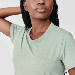 Kalenji T-shirt Running Doux Et Respirant Femme - Soft Kaki -Kalenji t shirt running respirant femme soft gris 2