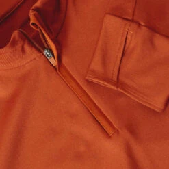 Kalenji TEE SHIRT MANCHES LONGUES RUNNING RUN WARM ORANGE -Kalenji tee shirt manches longues running run warm bleu fonce homme 7