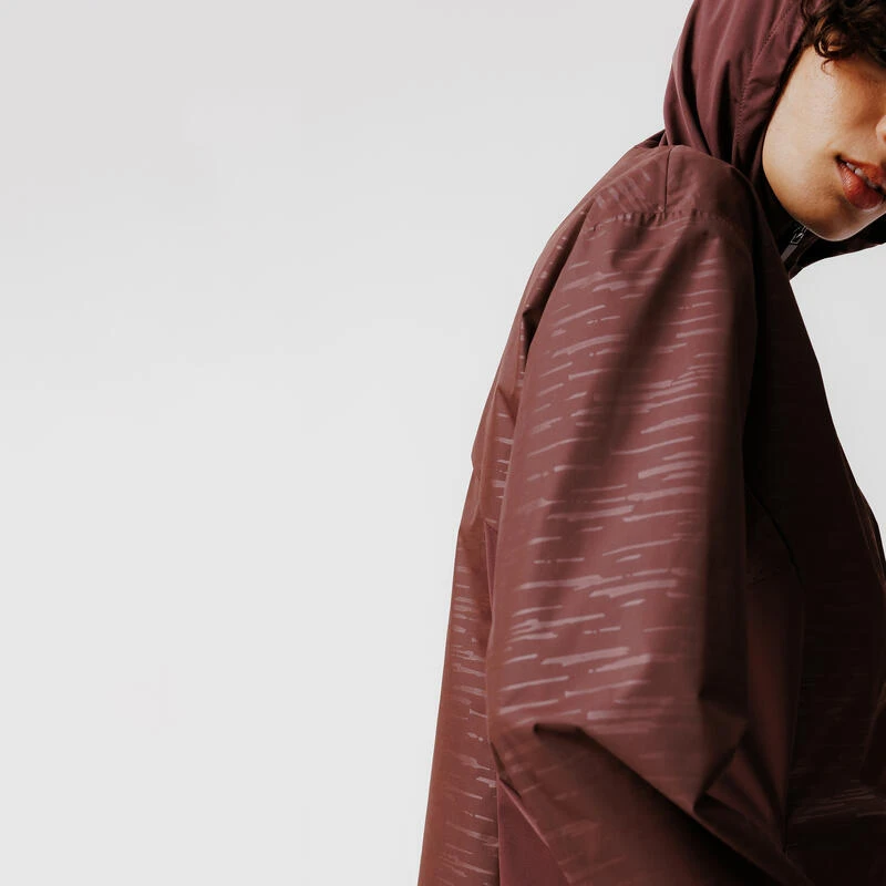 Kalenji Veste à Capuche Running Déperlante Femme - Rain Marron 10 Kalenji Veste à Capuche Running Déperlante Femme - Rain Marron – Image 8