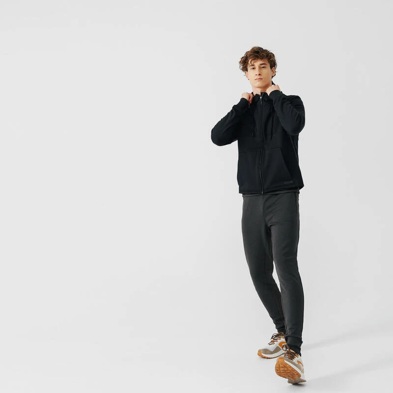 Kalenji Veste à Capuche Running Homme - Warm+ Noir 10 Kalenji Veste à Capuche Running Homme - Warm+ Noir – Image 8