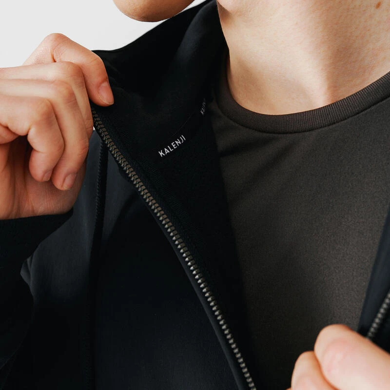 Kalenji Veste à Capuche Running Homme - Warm+ Noir 12 Kalenji Veste à Capuche Running Homme - Warm+ Noir – Image 10