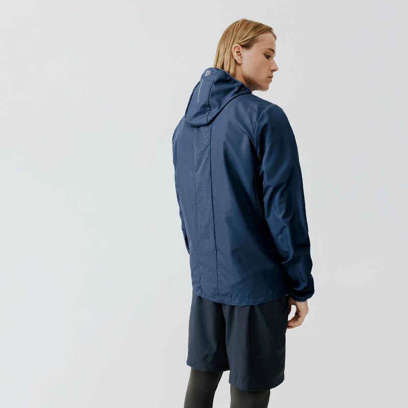 VESTE COUPE VENT DE RUNNING HOMME KALENJI RUN WIND BLEU ARDOISE 4 VESTE COUPE VENT DE RUNNING HOMME KALENJI RUN WIND BLEU ARDOISE â Image 2