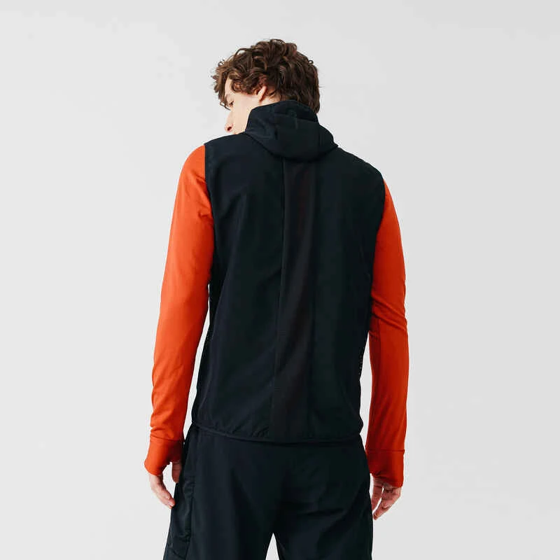 VESTE COUPE VENT SANS MANCHE DE RUNNING HOMME KALENJI RUN WIND NOIR 4 VESTE COUPE VENT SANS MANCHE DE RUNNING HOMME KALENJI RUN WIND NOIR – Image 2