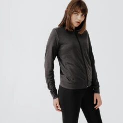 Kalenji Veste Respirante Running Femme - Dry Noir -Kalenji veste respirante running femme dry noir 3
