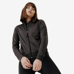 Kalenji Veste Respirante Running Femme - Dry Noir -Kalenji veste respirante running femme dry noir 4