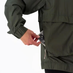 Kalenji Veste Running Coupe Vent Femme - Wind Breath Kaki -Kalenji veste running coupe vent femme wind breath kaki 2