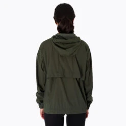 Kalenji Veste Running Coupe Vent Femme - Wind Breath Kaki -Kalenji veste running coupe vent femme wind breath kaki 4