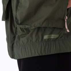 Kalenji Veste Running Coupe Vent Femme - Wind Breath Kaki -Kalenji veste running coupe vent femme wind breath kaki 6