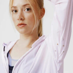 Kalenji Veste Running Coupe Vent Femme - Wind Breath Mauve -Kalenji veste running coupe vent femme wind breath mauve 4