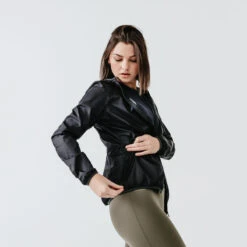 Kalenji Veste Running Coupe Vent Femme - Wind Noir -Kalenji veste running coupe vent femme wind noir 3