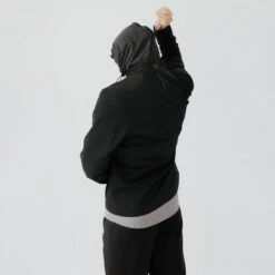 Kalenji Veste Running Coupe Vent Homme - Wind 500 Noir -Kalenji veste running coupe vent homme wind 500 noir 3