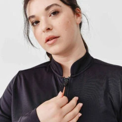 Kalenji Veste Respirante Running Femme - Dry Noire -Kalenji veste running respirante femme dry noire 2