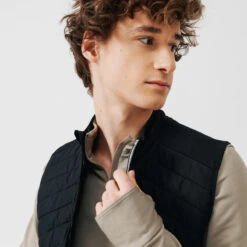 VESTE SANS MANCHE DE RUNNING HOMME KALENJI WARM + NOIR -Kalenji veste sans manche de running homme kalenji warm noir 4