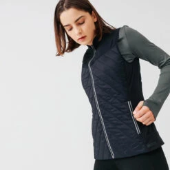 Kalenji Veste Sans Manche Running Chaude Femme - Warm Noir -Kalenji veste sans manche running chaude femme warm noir 4